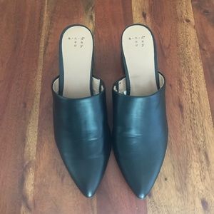 A New Day - Point Toe Heeled Mules